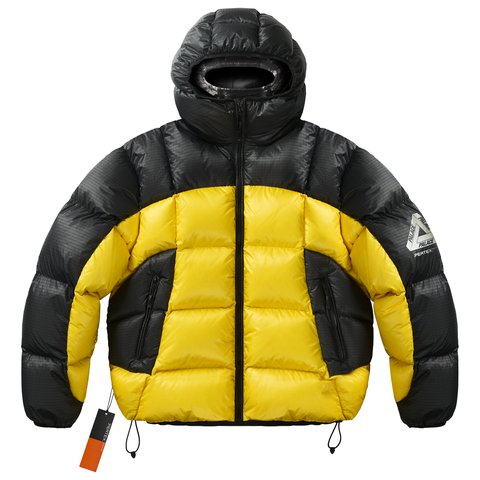 Palace PERTEX BALACLAVA PUFFA BLACK YELLOW