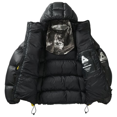 Palace PERTEX BALACLAVA PUFFA BLACK YELLOW - Colorway