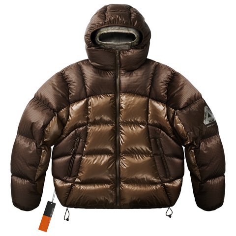 Palace PERTEX BALACLAVA PUFFA BROWN