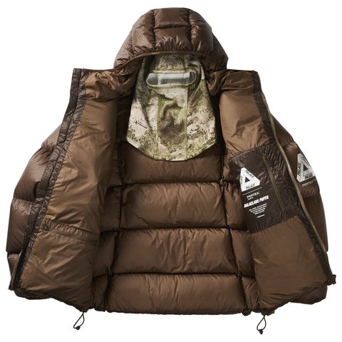 Palace PERTEX BALACLAVA PUFFA BROWN - Colorway