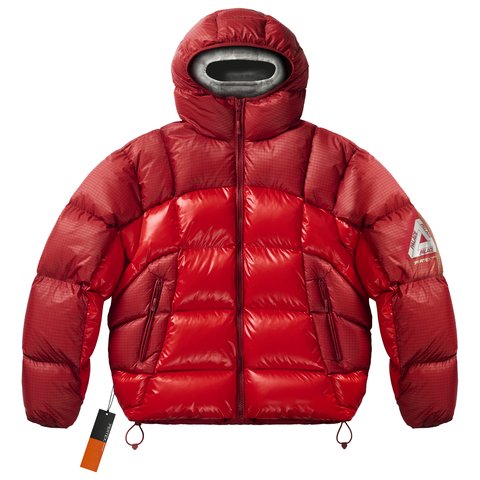 Palace PERTEX BALACLAVA PUFFA RHYTHM RED
