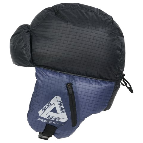 Palace PERTEX PUFFA TROOPER BLACK NAVY - Colorway