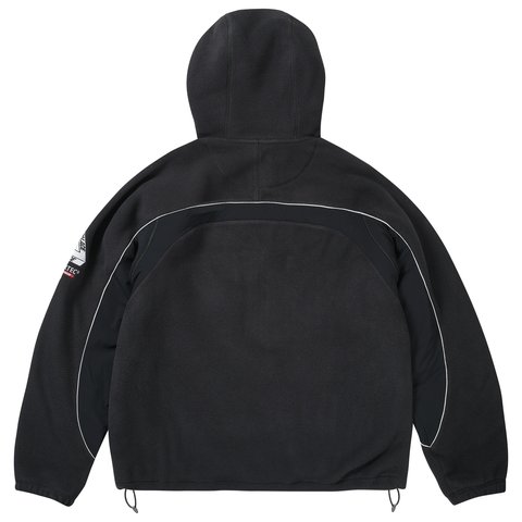 Palace POLARTEC 200 HOODED JACKET BLACK - Colorway