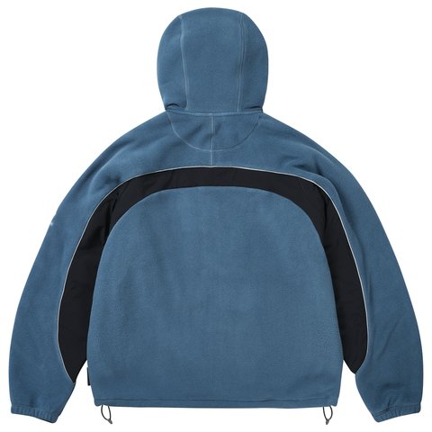 Palace POLARTEC 200 HOODED JACKET RAY BLUE - Colorway