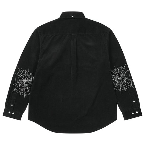 Palace SKULL CREST CORD SHIRT BLACK - Colorway