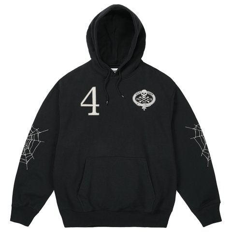 Palace SKULL CREST HOOD BLACK