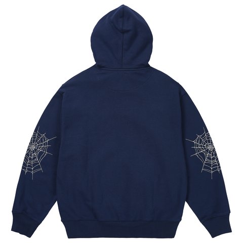 Palace SKULL CREST HOOD NAVY - Colorway