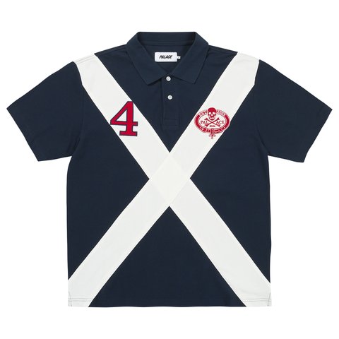 Palace SKULL CREST POLO NAVY
