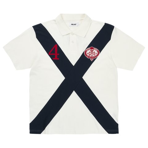 Palace SKULL CREST POLO WHITE