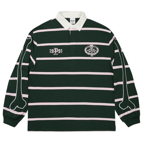 Palace SKULL CREST RUGBY RACEY GREEN