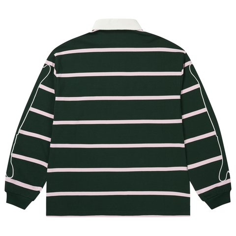 Palace SKULL CREST RUGBY RACEY GREEN - Colorway