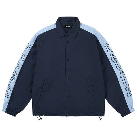 Palace STACKED COACH JACKET NAVY - Colorway