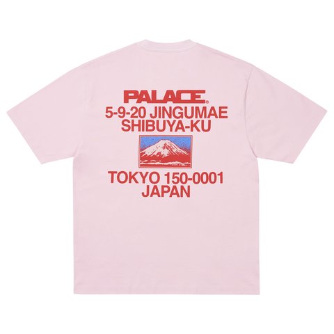 Palace SUMMIT T-SHIRT CHILL PINK - Colorway