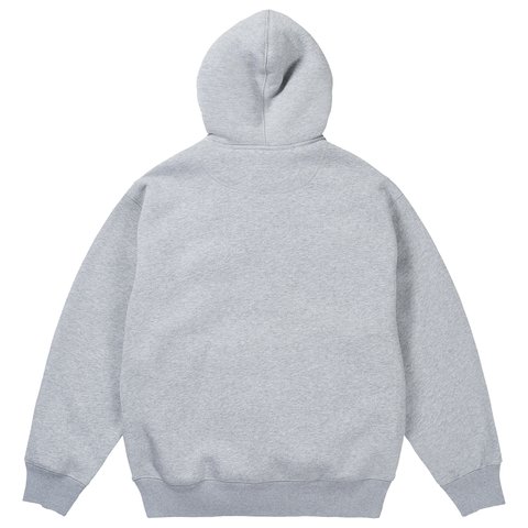 Palace THERMAL BONDED ZIP HOOD GREY MARL - Colorway