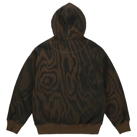 Palace THERMAL BONDED ZIP HOOD WOODPRINT - Colorway
