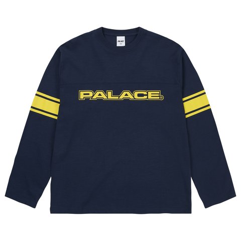 Palace TOUCHDOWN LONGSLEEVE NAVY