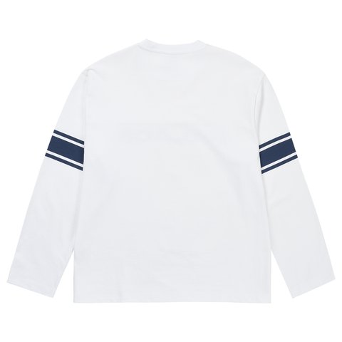 Palace TOUCHDOWN LONGSLEEVE WHITE - Colorway