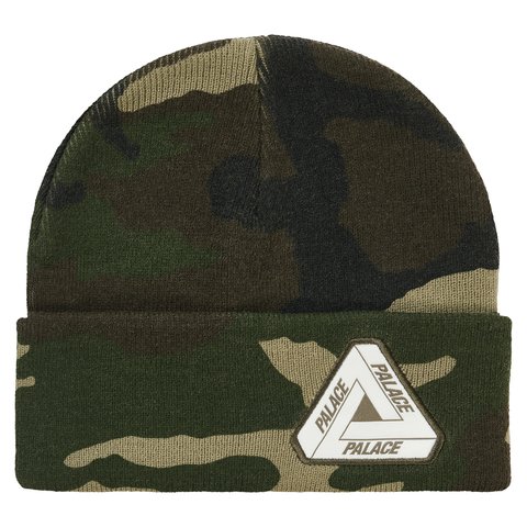 Palace TRI-FERG BEANIE WOODLAND CAMO