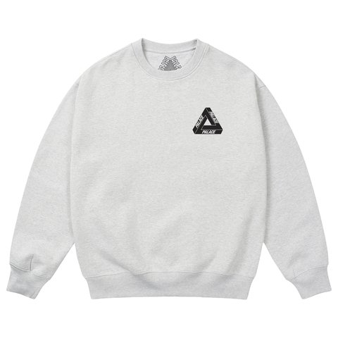 Palace TRI-FERG CREW GREY MARL