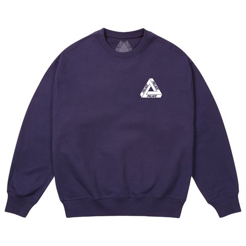 Palace TRI-FERG CREW HEAVY PURPLE