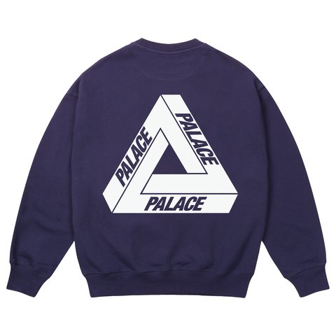 Palace TRI-FERG CREW HEAVY PURPLE - Colorway