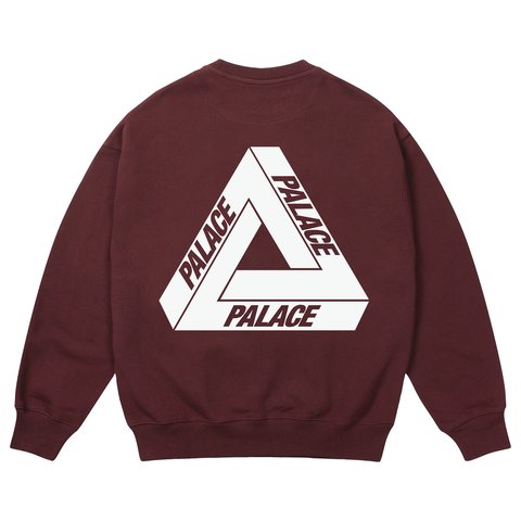 Palace TRI-FERG CREW MAROONISH - Colorway