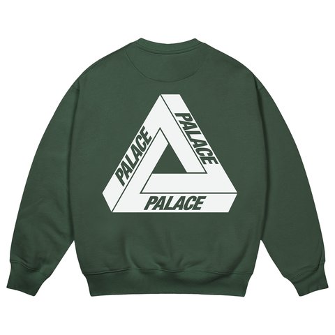 Palace TRI-FERG CREW RACEY GREEN - Colorway