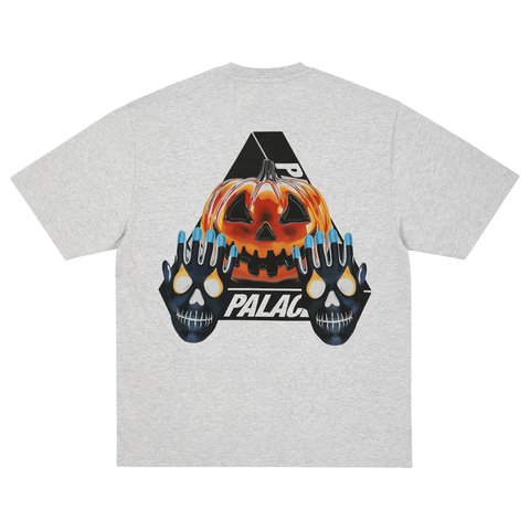 Palace TRI-FREAKY T-SHIRT GREY MARL - $48.00