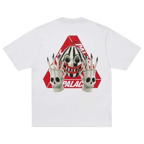 Palace TRI-FREAKY T-SHIRT WHITE - $48.00