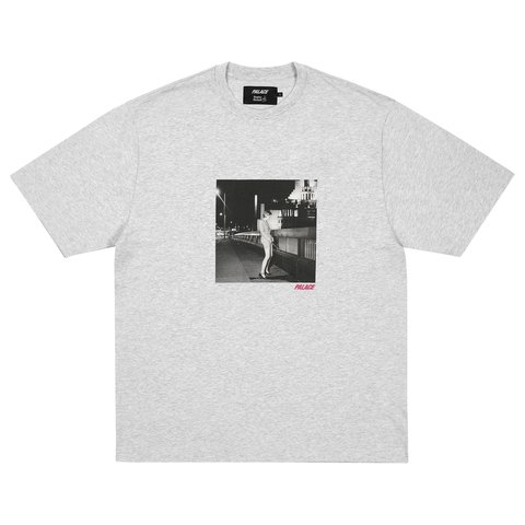 Palace VAUXHALL 1995 T-SHIRT GREY MARL