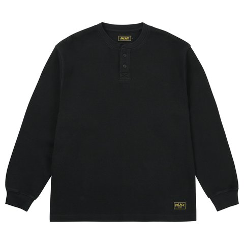Palace WAFFLY LONGSLEEVE BLACK