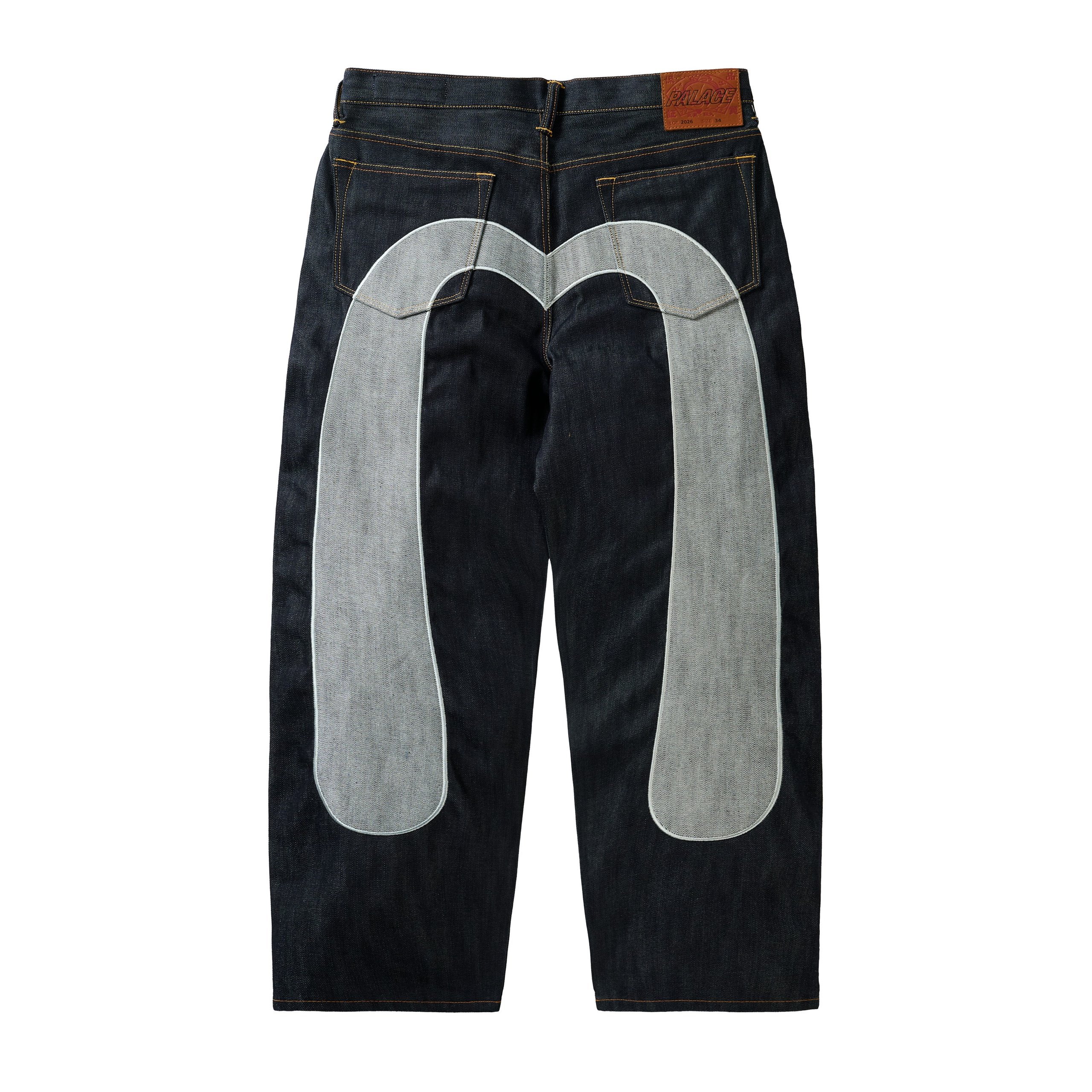 PALACE EVISU P90 BAGGY JEAN INDIGO