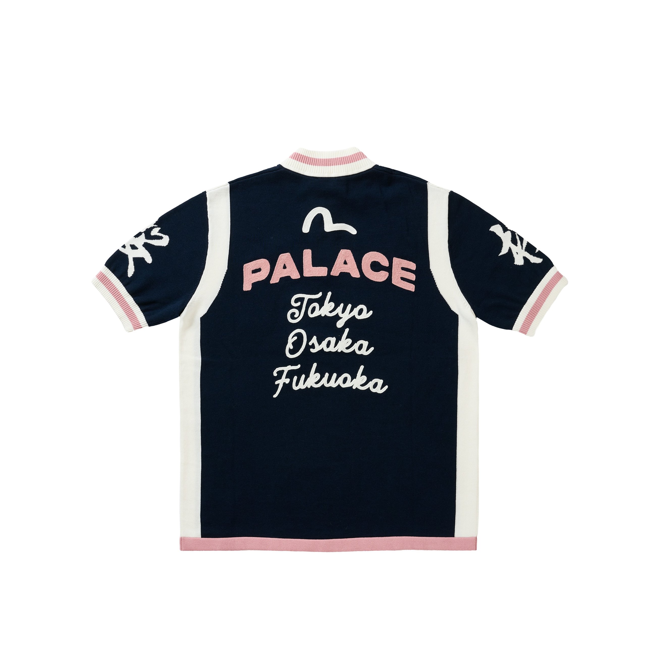 PALACE EVISU CYCLE KNIT NAVY
