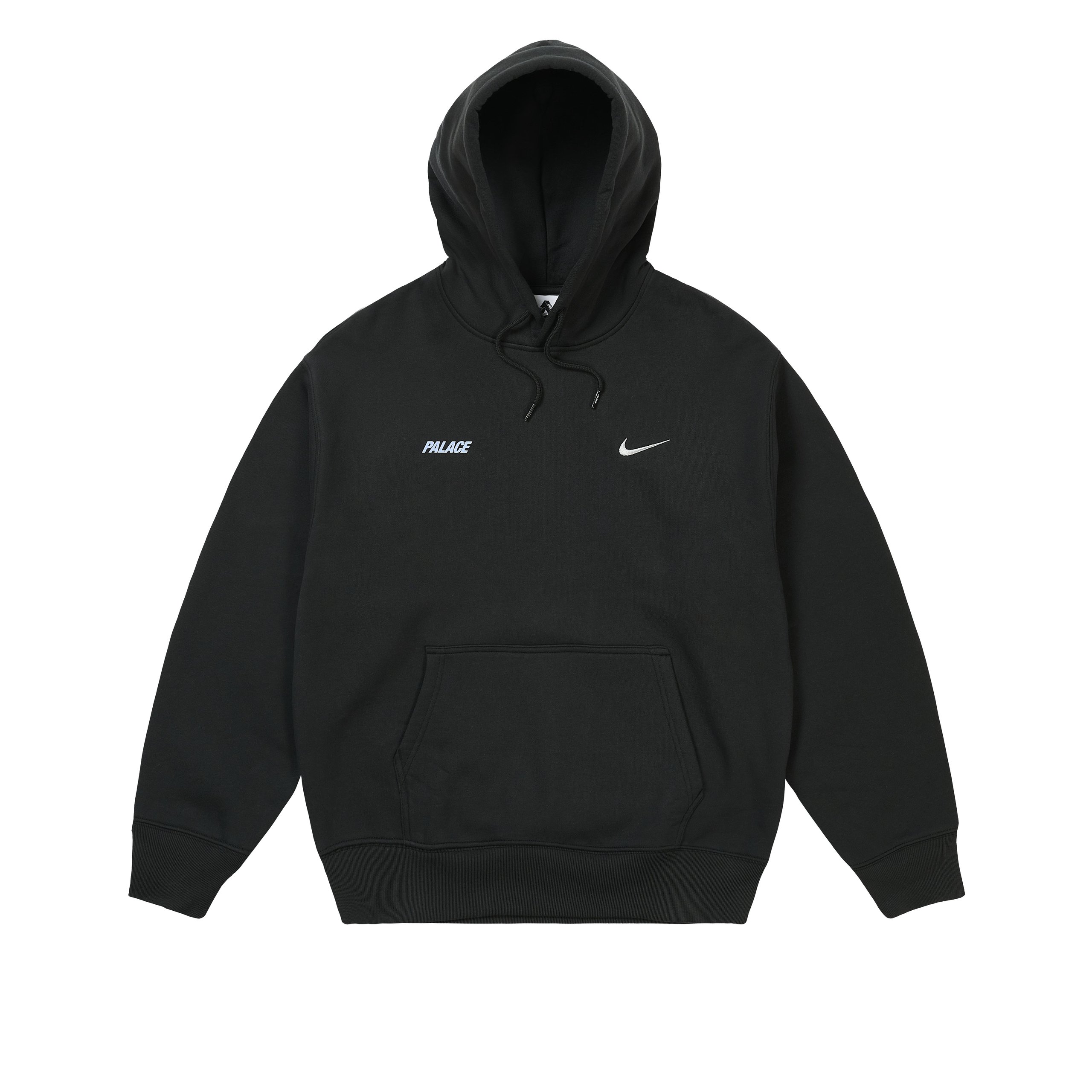 PALACE NIKE FONT SWOOSH HOOD BLACK