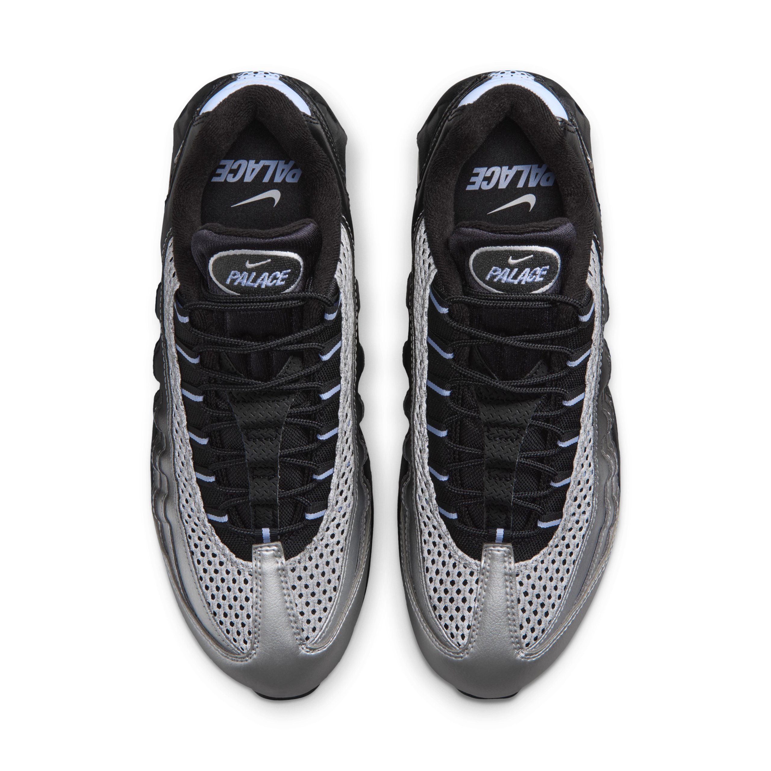 PALACE NIKE AIR MAX 95 BLACK SILVER BLUE