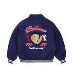 BETTY BOOP VARSITY JACKET NAVY