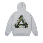 Palace restock - CAMO TRI-FERG HOOD GREY MARL