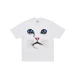 CAT FACE T-SHIRT WHITE