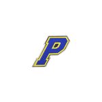 COLLEGE P PIN BADGE YELLOW / BLUE