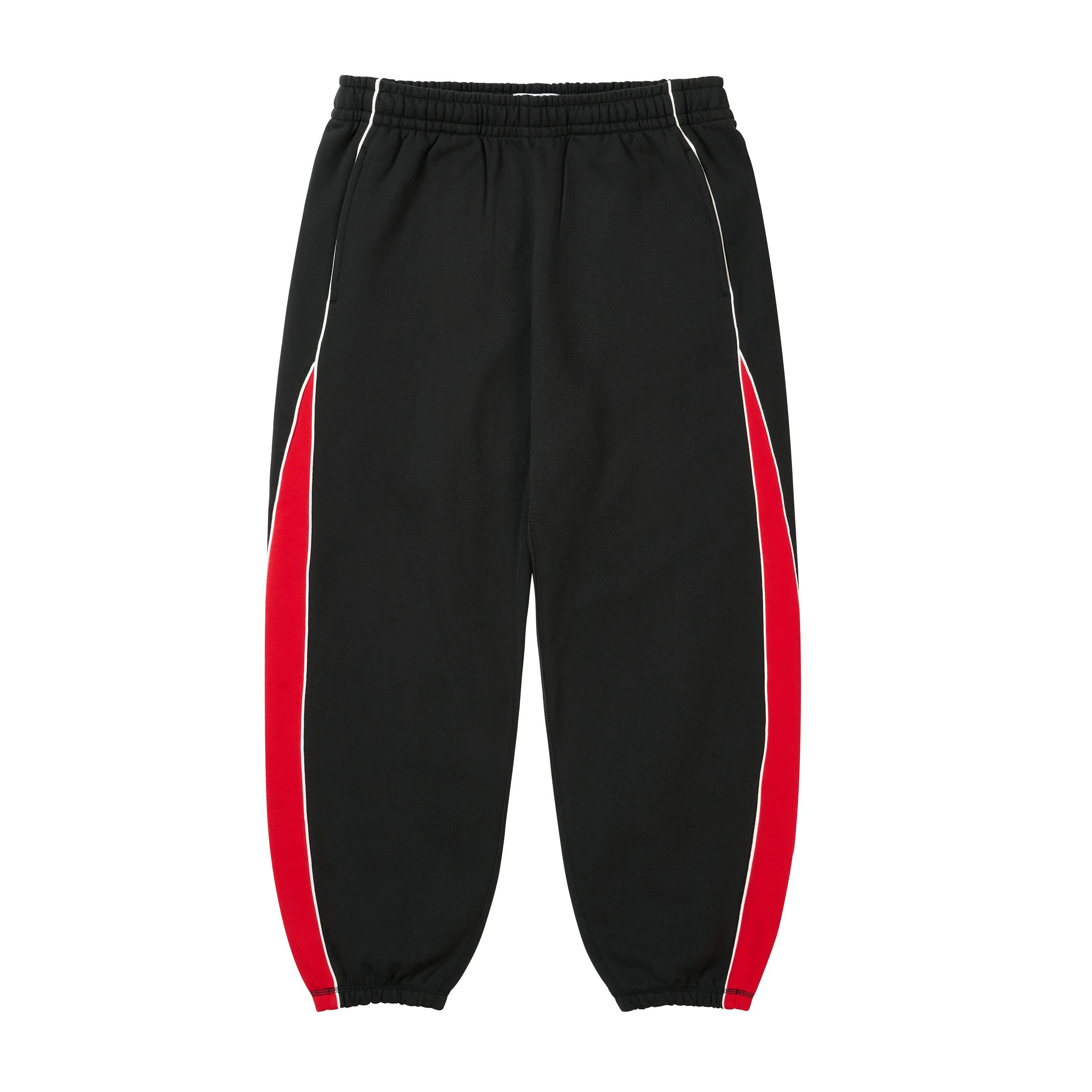 COURTSIDE JOGGER BLACK / TRUEST RED