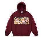 D**K JEWELL ZIP HOOD RICH WINE