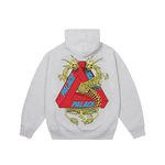 DRAGON BONES TRI HOOD GREY MARL