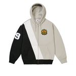 ESTABLISHED ZIP HOOD GREY