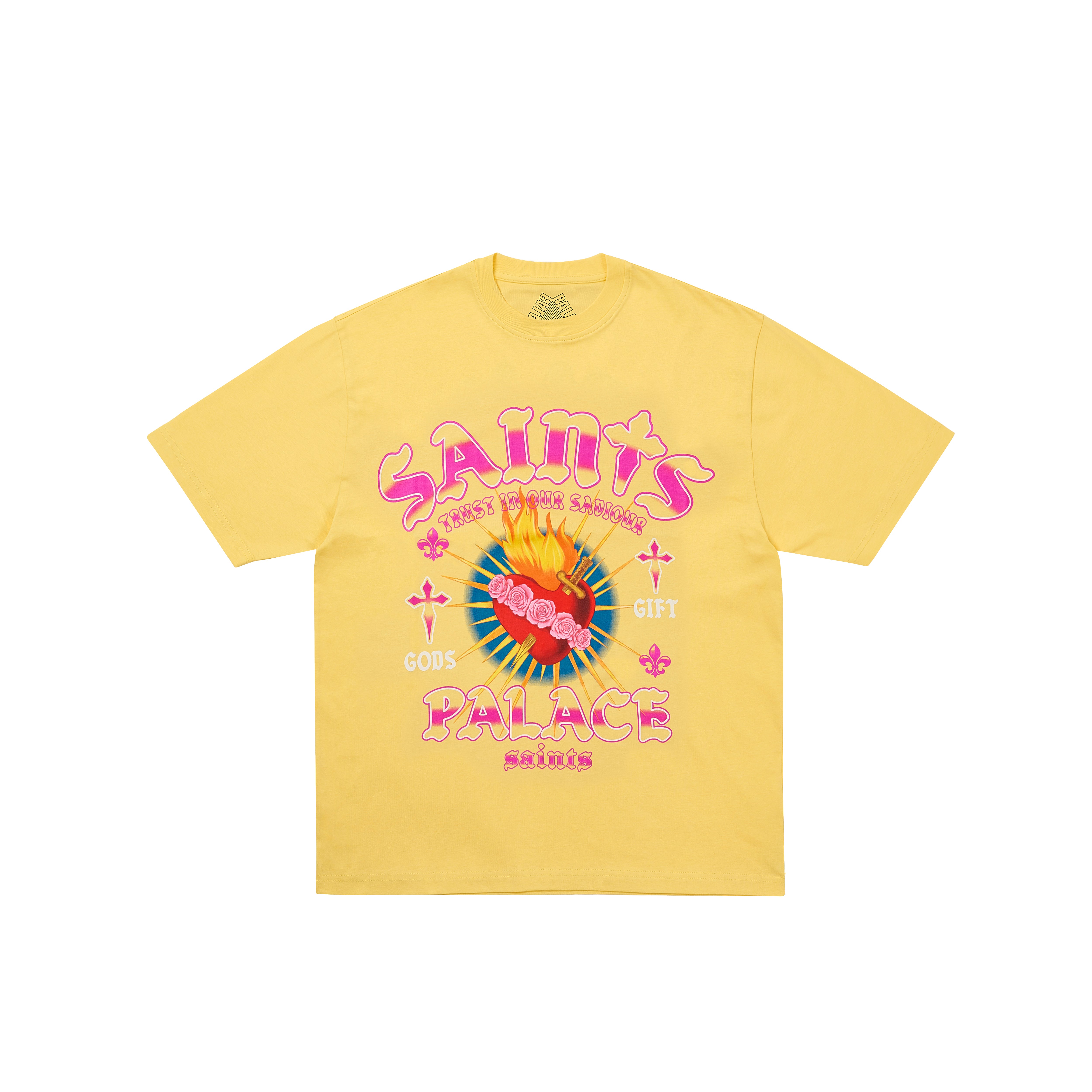 GODS GIFT T-SHIRT BLESSED YELLOW