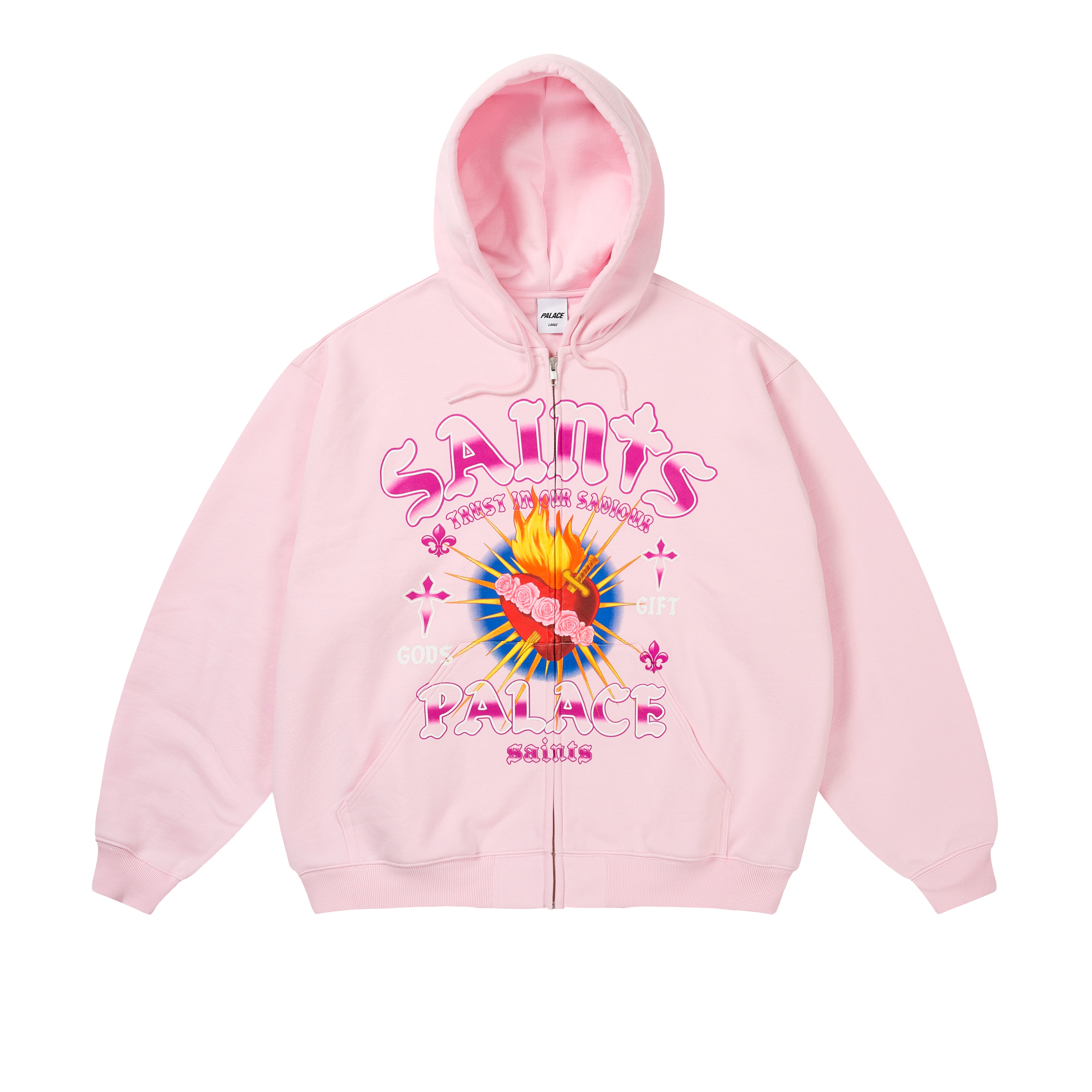 GODS GIFT ZIP HOOD LUSH FLUSH