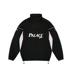 HOLE IN 1/4 ZIP BLACK