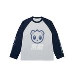 Palace restock - KAWAII RAGLAN LONGSLEEVE GREY MARL