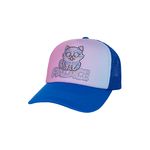 KITTY RHINESTONE TRUCKER BLUE