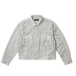 MESH TRUCKER JACKET CONCRETE GREY