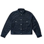 MESH TRUCKER JACKET NAVY